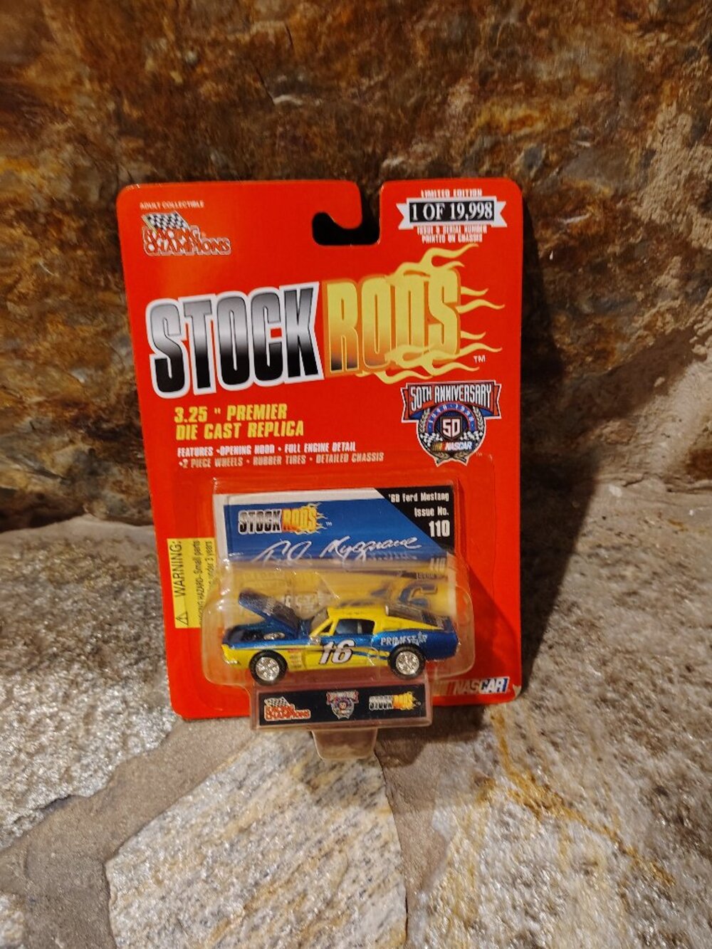 Ted Musgrave '68 Ford Mustang Racing Champions Stock Rods #16 Primestar Car